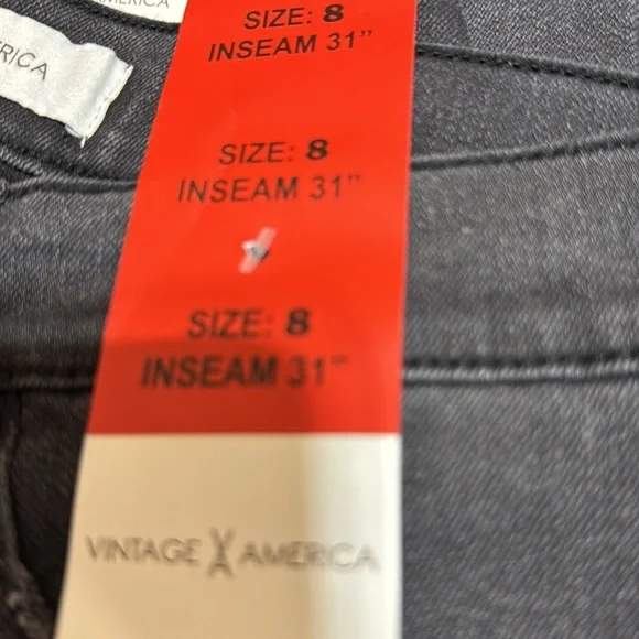 Vintage America Ladies' Bootcut Jean Mid-Rise Stretch Denim nwt - Picture 8 of 8